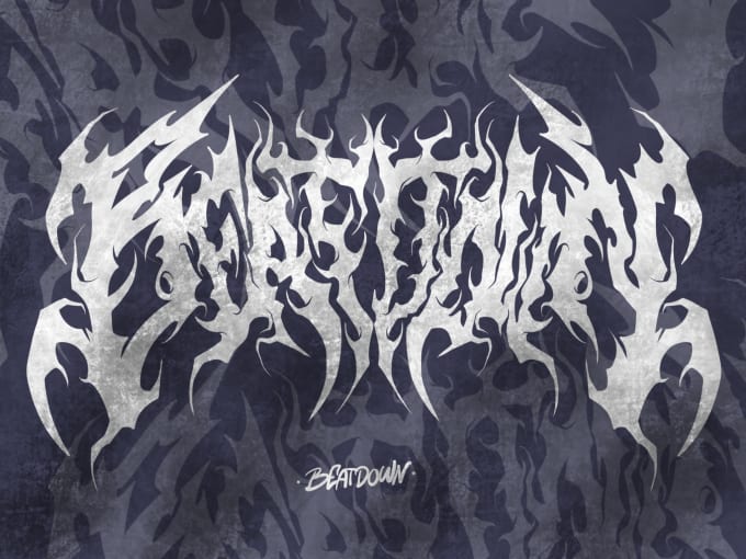 Gig Preview - Make awesome death metal, heavy metal, black metal font logo