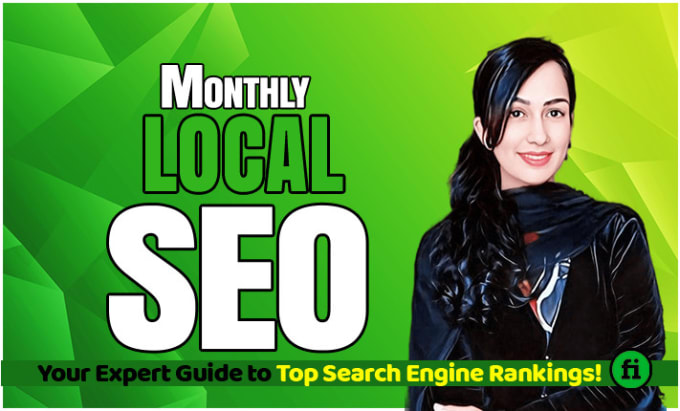 Gig Preview - Monthly local SEO to rank your website first page of google