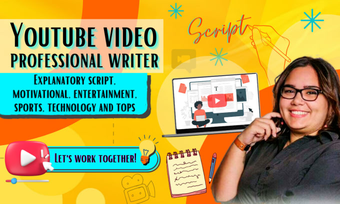 Gig Preview - Be the best professional writer for your youtube scripts