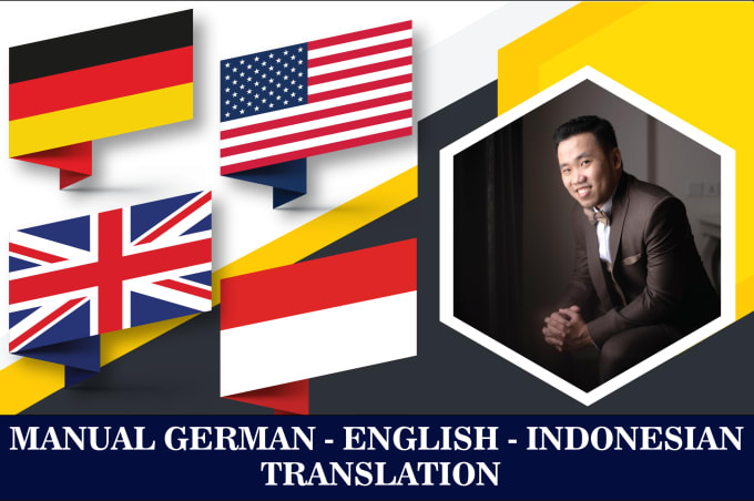 Gig Preview - Translate german to english or indonesian