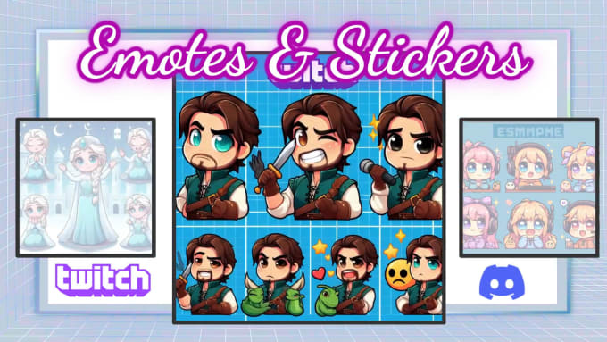 Gig Preview - Create custom animated emotes for twitch, kick or discord