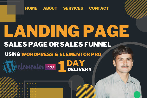 Gig Preview - Build wordpress landing page sales page or sales funnel