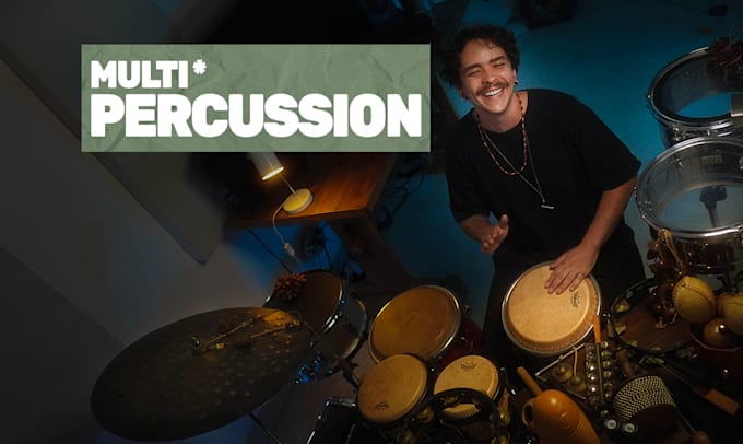 Gig Preview - Record multi percussion section for any genre