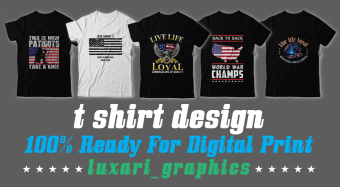 Gig Preview - Do illustrator graphics t shirt design