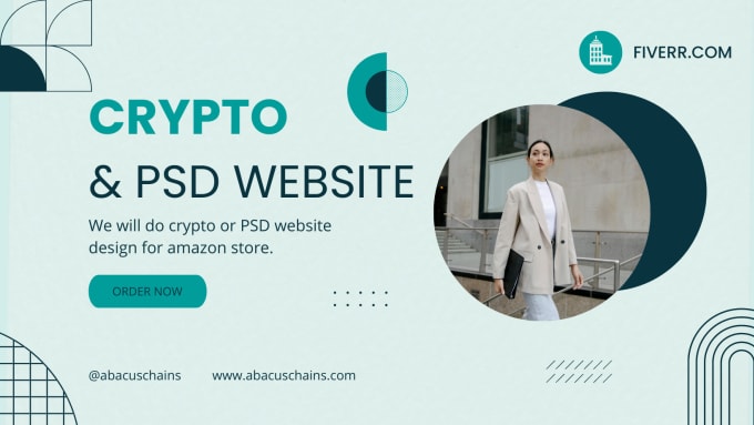 Gig Preview - Do crypto or psd website design for amazon store