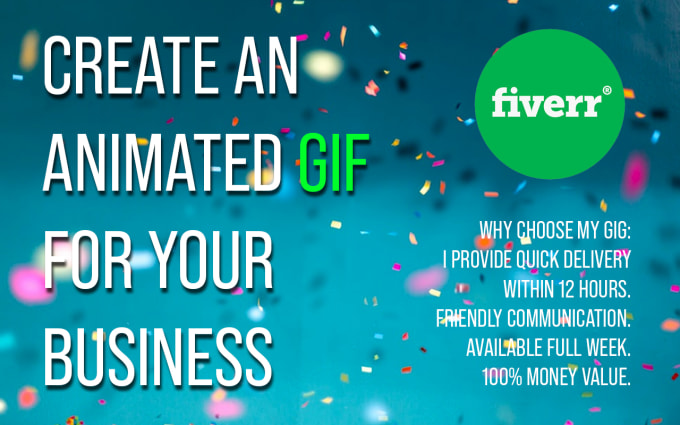 Bestseller - professionally make animated GIF for you