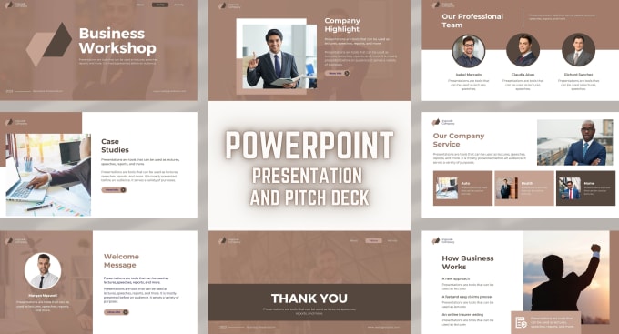 Gig Preview - Do powerpoint presentation and pitch deck design