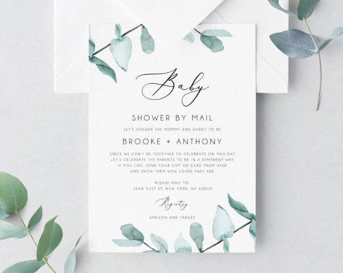 Gig Preview - Design baby shower invitation and birthday invitation