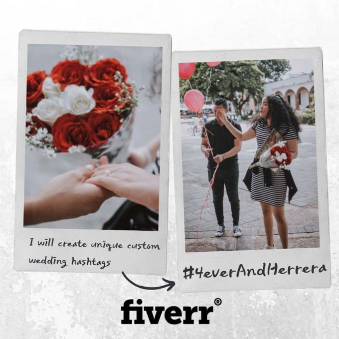 Bestseller - make your wedding unforgettable with custom hashtags