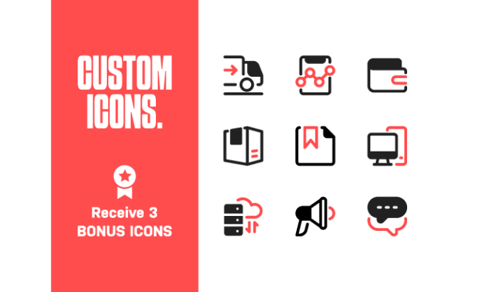 Gig Preview - Design custom icon illustration vectors for your web and mobile apps