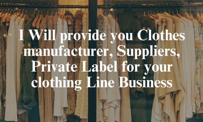 Gig Preview - Find private label manufacturer dropshipping wholesale suppliers for your brand