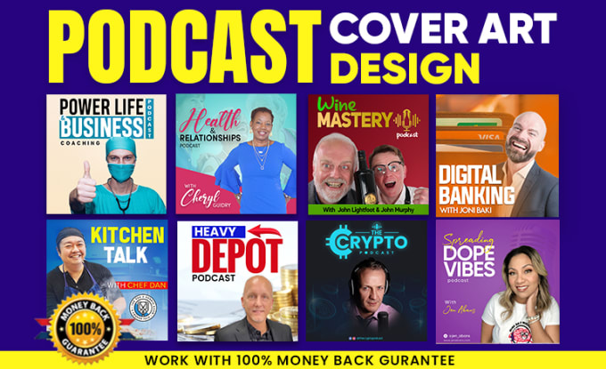 Bestseller - podcast cover art design ,podcast logo,podcast thumbnails