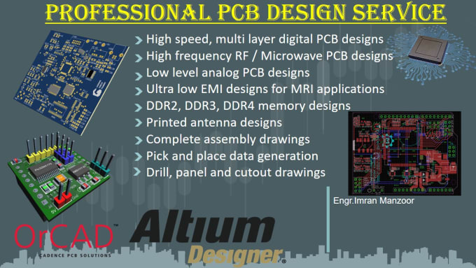 Gig Preview - Design customized  pcb as per your requirements