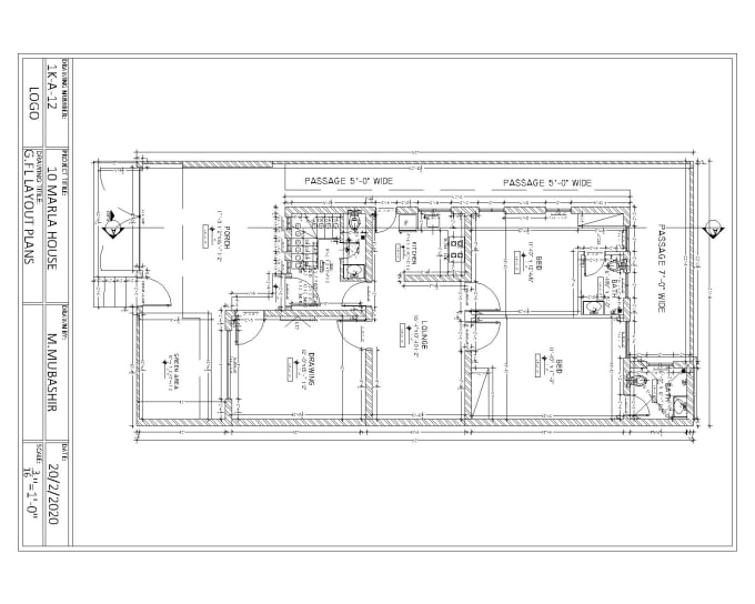 Gig Preview - Draw the best floor plans, elevations and sections