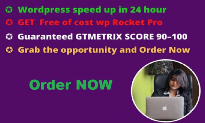 Bestseller - wordpress speed up with wp rocket in 24 hour