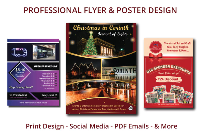 Gig Preview - Design eye catching flyers event posters to promote your business effectively