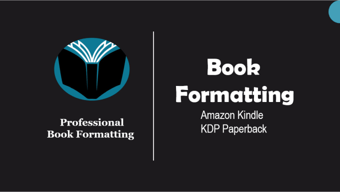 Gig Preview - Do book formatting for kdp paperback kindle etc