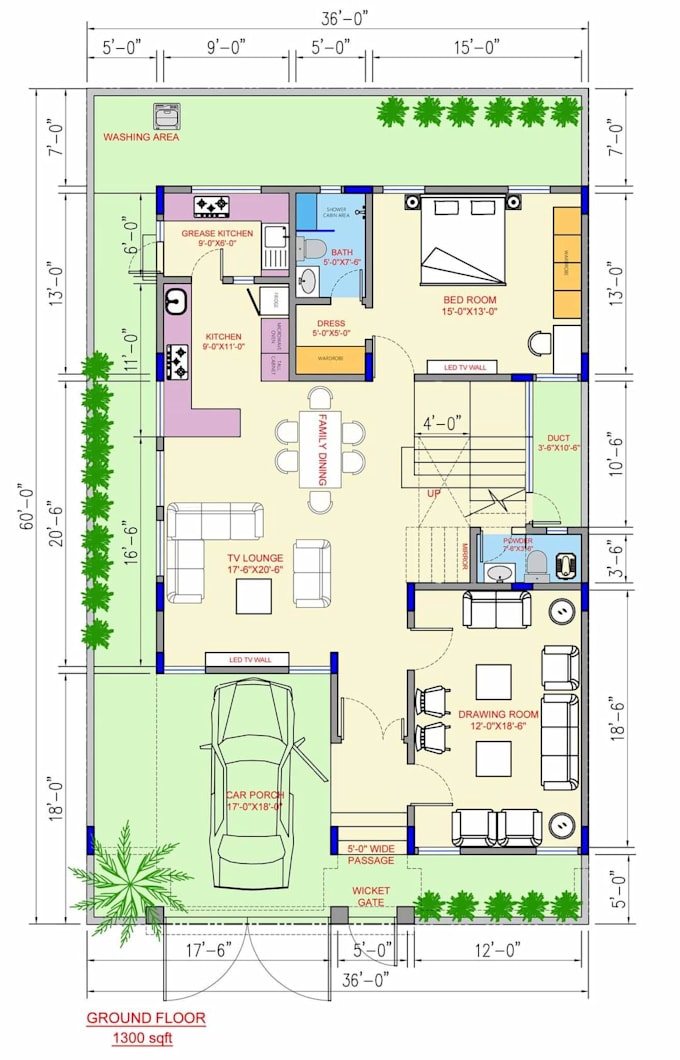 Gig Preview - Be your architect or draftsman for  a 2d all plans 3d renders