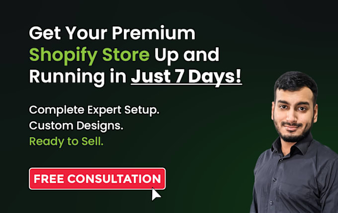 Gig Preview - Build a complete shopify website for your ecommerce business