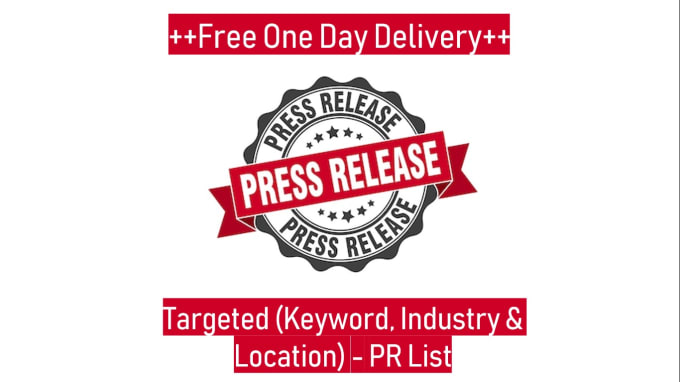 Gig Preview - Provide targeted PR media list by industry, location