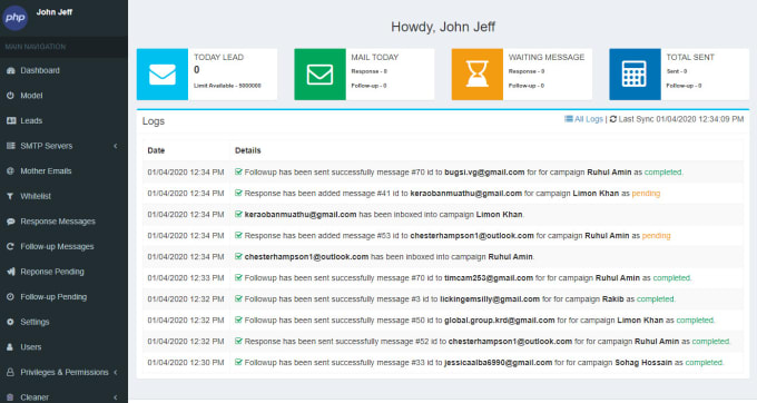 Gig Preview - Create sequence base email autoresponder