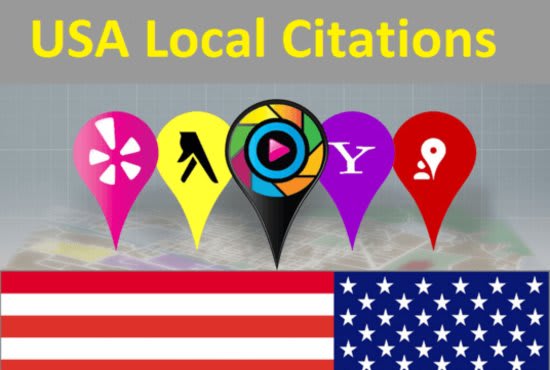 Gig Preview - Do USA local citations to improve local seo search rankings