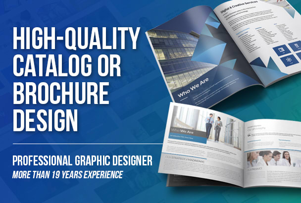 Gig Preview - Create a professional digital catalog design or brochure