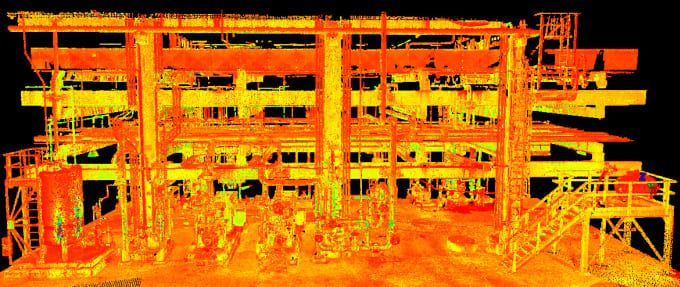 Gig Preview - Do point cloud to 2d and 3d modelling as built documentation of plants