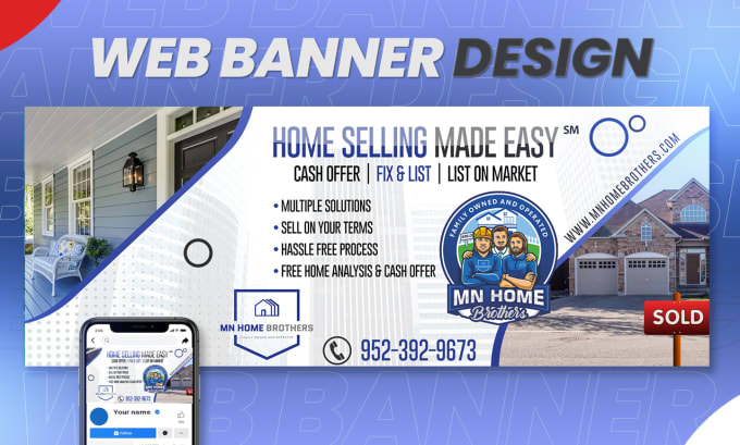 Gig Preview - Design web banner, facebook ads