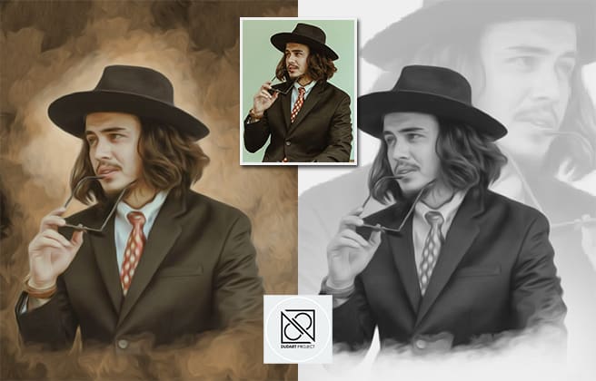 Gig Preview - Draw realistic your portrait into digital oil painting