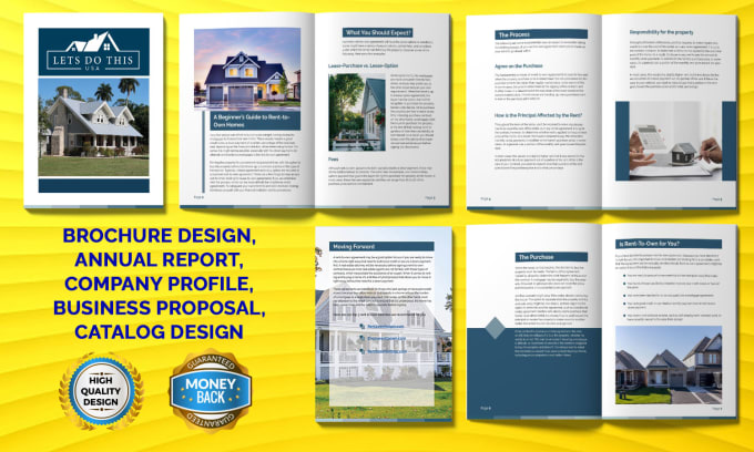 Bestseller - do attractive company profile or company brochure in 6 hours