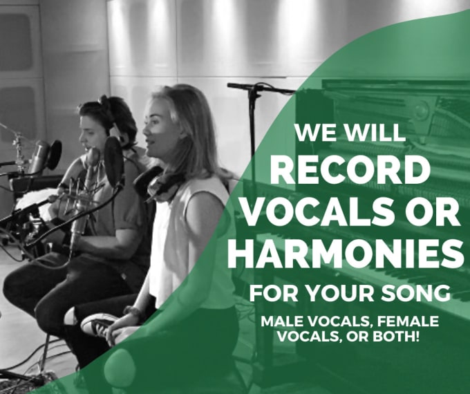 Gig Preview - Sing male and female vocals for your song pop edm folk duet