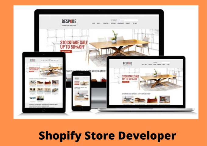 Gig Preview - Design a professional shopify store or shopify website