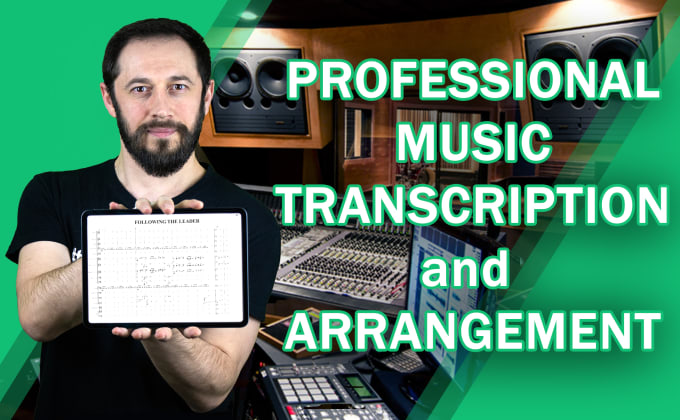 Bestseller - create a professional music transcription or an arrangement