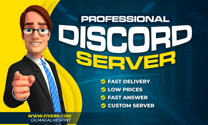 Bestseller - make a professional discord server within 24 hours