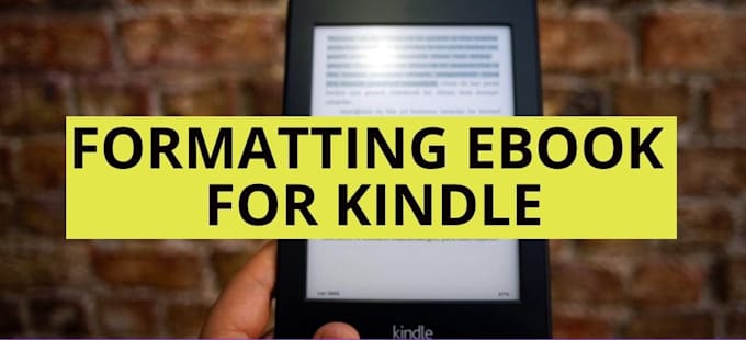 Gig Preview - Format your ebook for kindle publishing