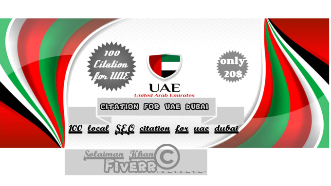 Gig Preview - 100 local SEO citation for uae dubai