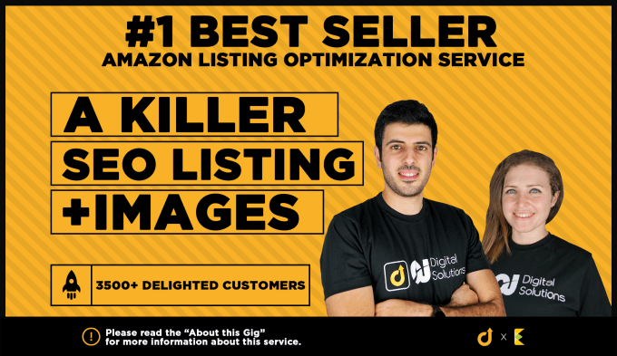 Gig Preview - Optimize your amazon listing with images and SEO writing