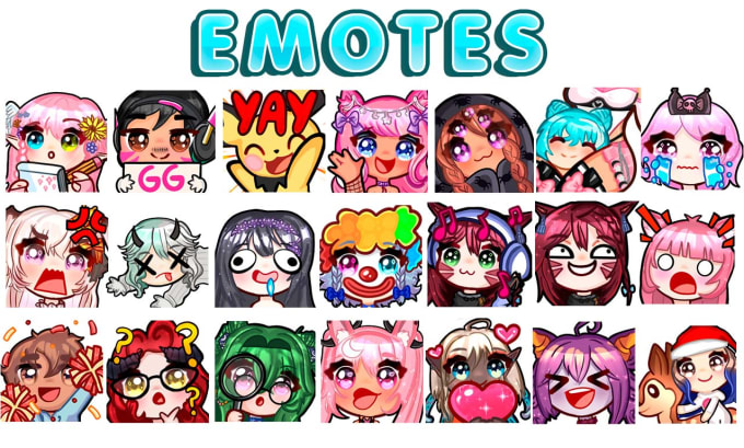 Gig Preview - Draw your custom emotes for discord twitch or youtube