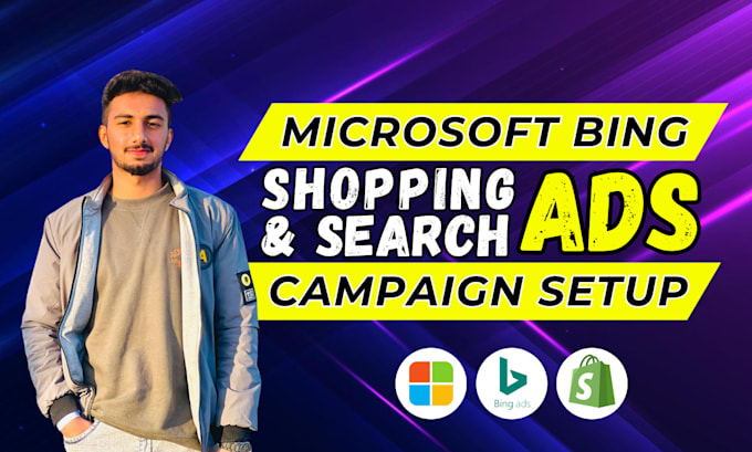 Gig Preview - Be bing shopping and search ads ppc expert for ecommerce and shopify business