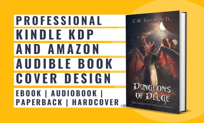 Gig Preview - Design a stunning and unique cover for your ebook, audiobook, or print book