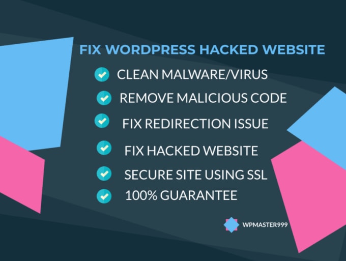 Gig Preview - Recover hacked wordpress website, remove malware, security