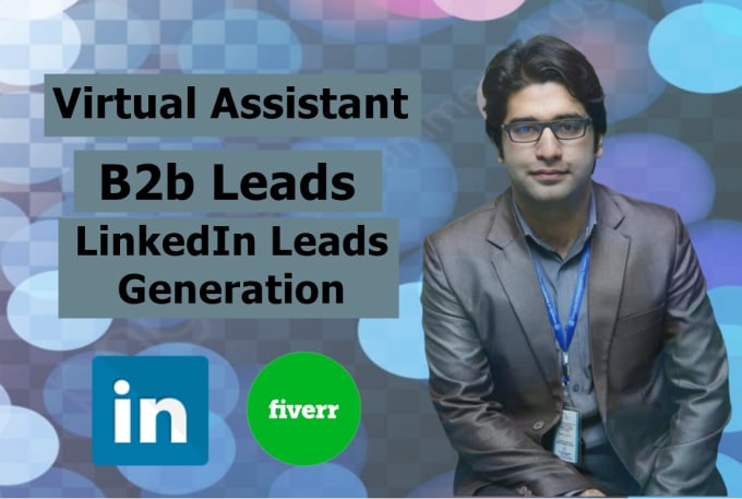 Gig Preview - Search active targeted b2b linkedin lead generation email, contacts