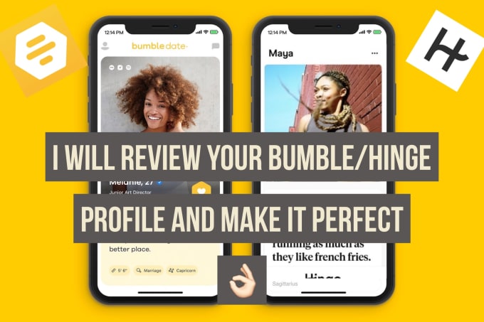 Gig Preview - Build you the best bumble or hinge account