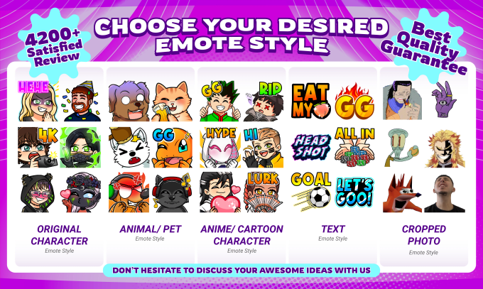 Gig Preview - Create custom twitch emotes or sub badges for your stream