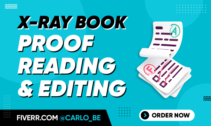 Gig Preview - Do xray book proofreading and book editing for you