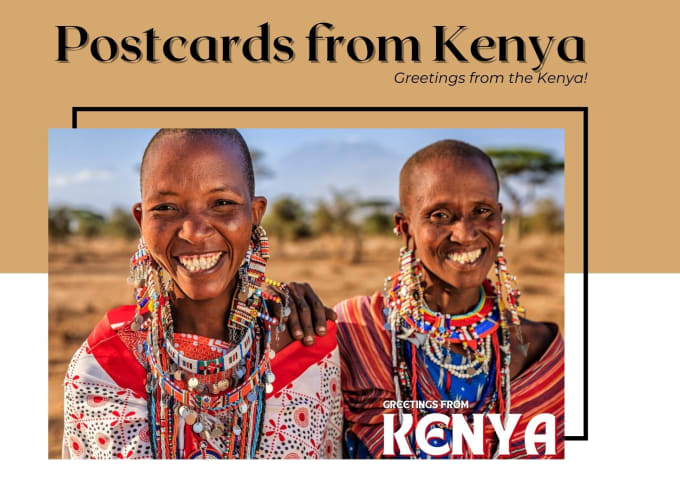 Gig Preview - Send you a personalized handwritten postcard from kenya