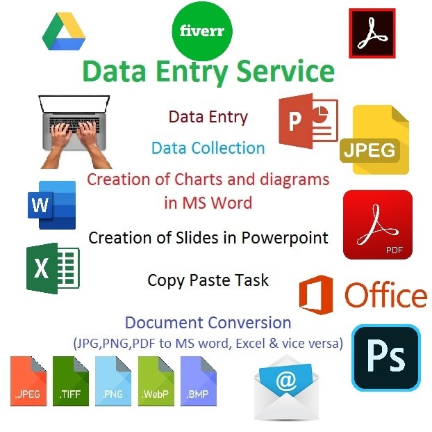 Bestseller - do all ms word, powerpoint excel,email collection jobs