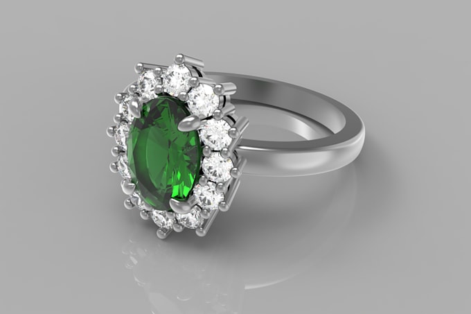 Gig Preview - Design any type of 3d cad jewelry and render it