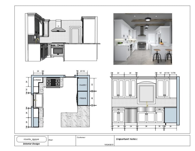 Gig Preview - Design and render a realistic 3d interior for your space